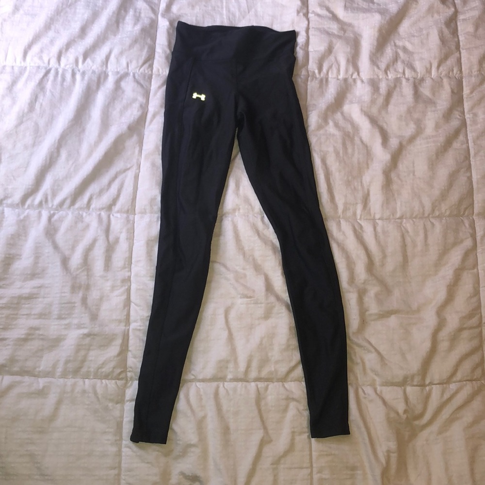 high rise black under armour legging